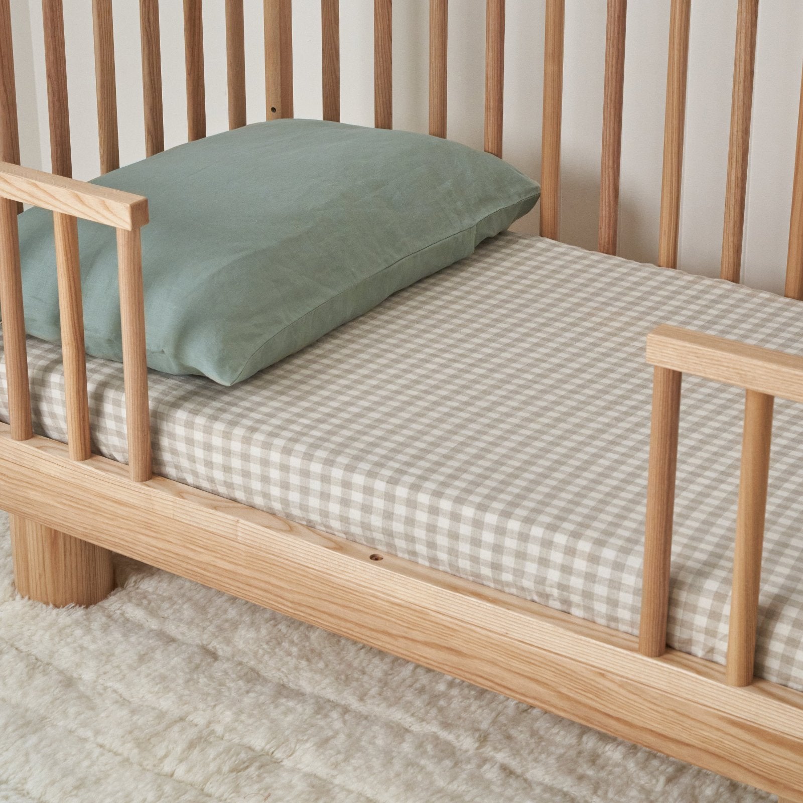 Linen cot sheet best sale