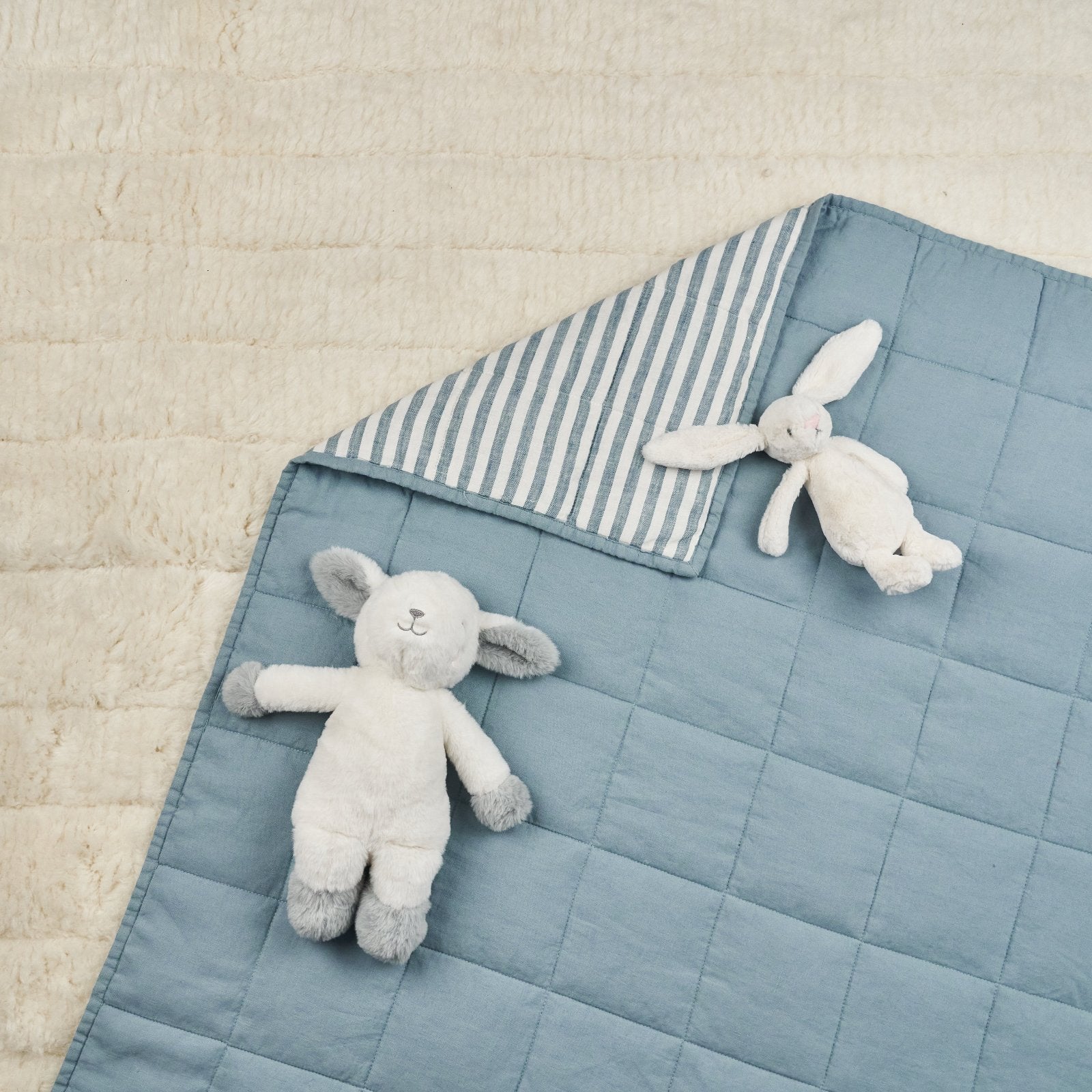 Blue cot quilt best sale