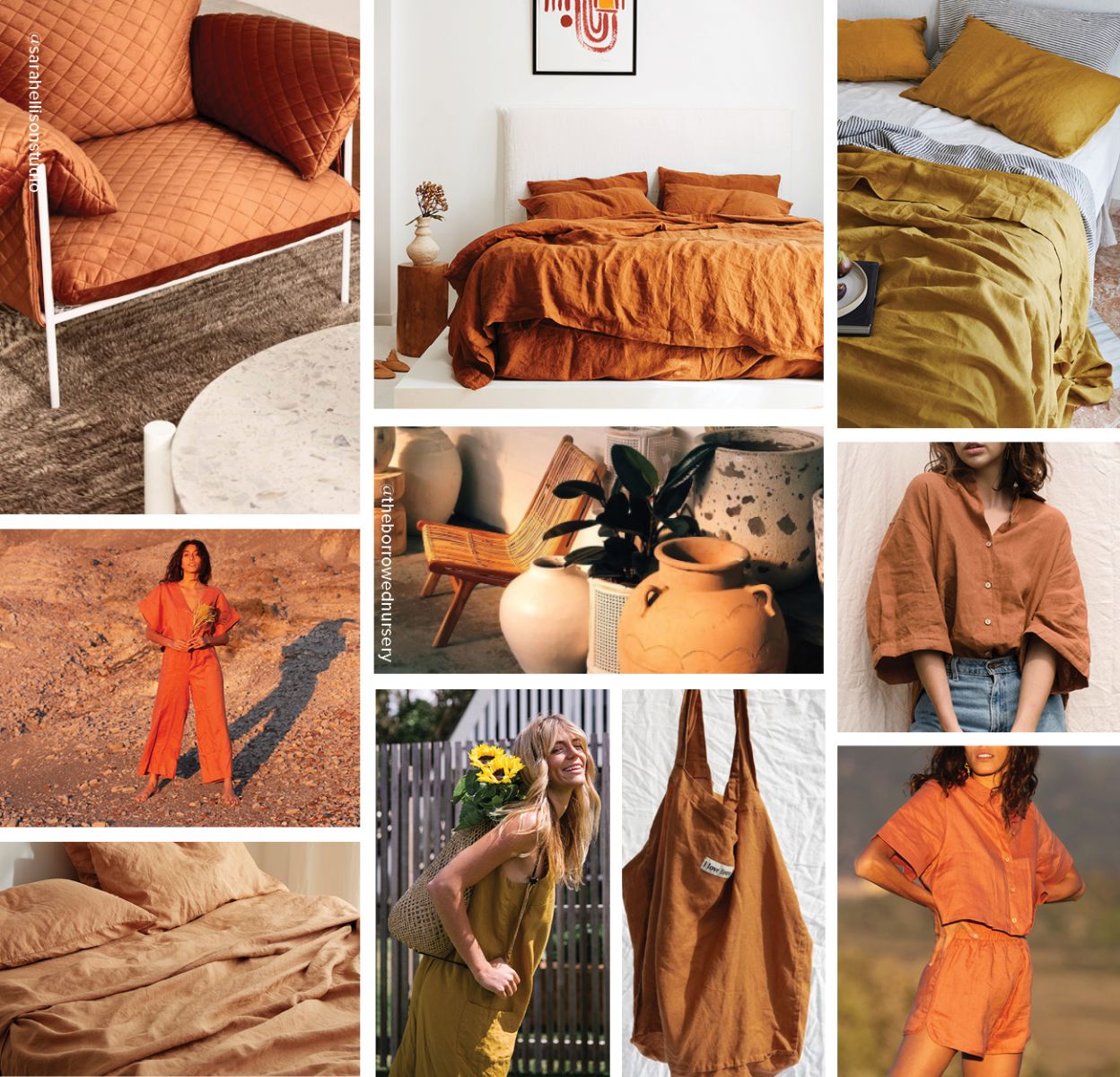 Our Giftmas Earthy Tones Colour Guide