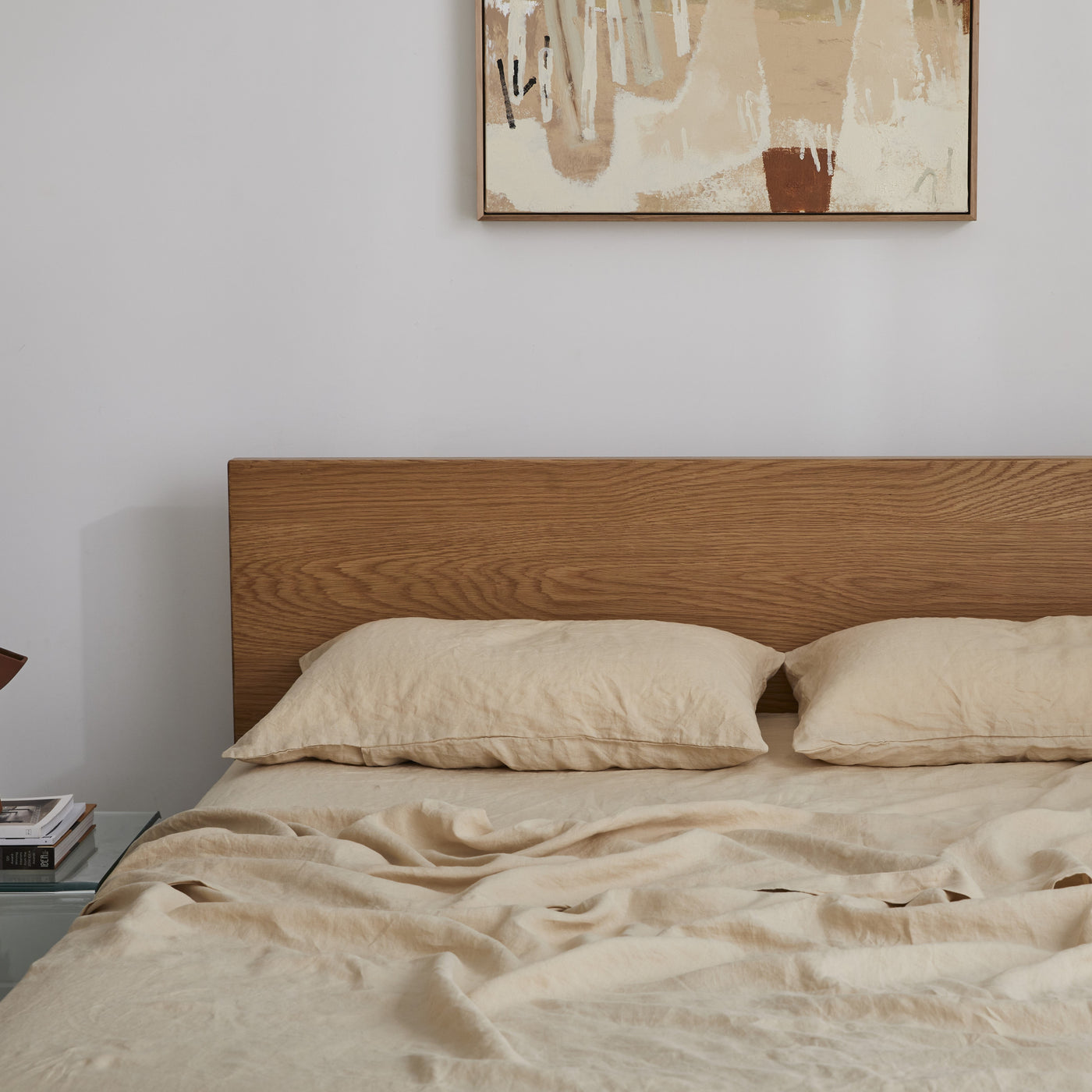 French Flax Linen Flat Sheet in Creme – I Love Linen