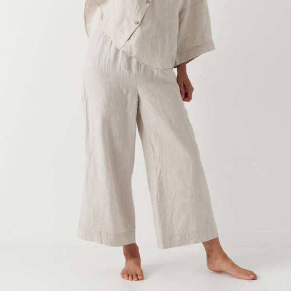 Eiburi traditional linen lounge on sale pants