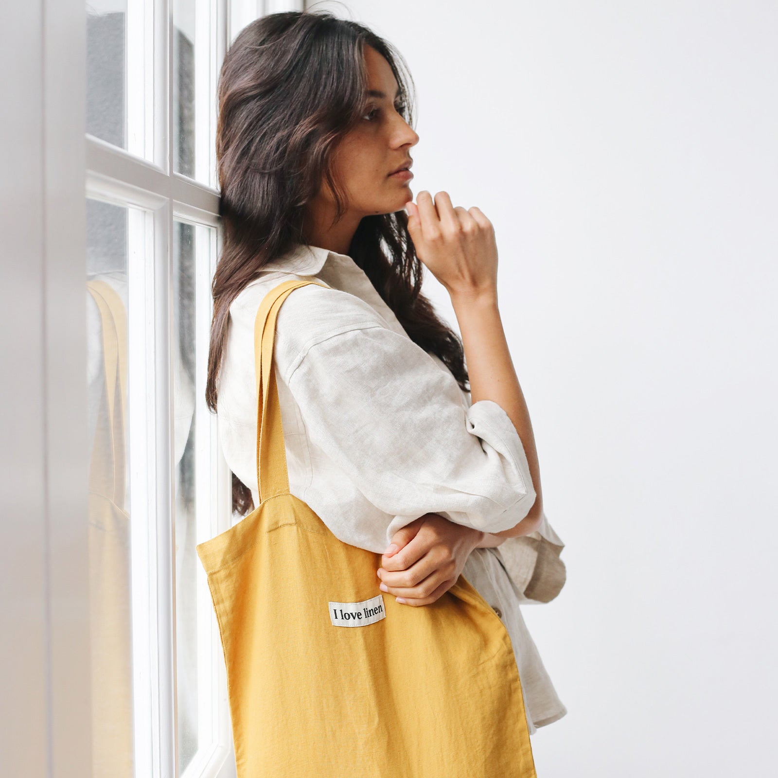 Mustard yellow outlet tote